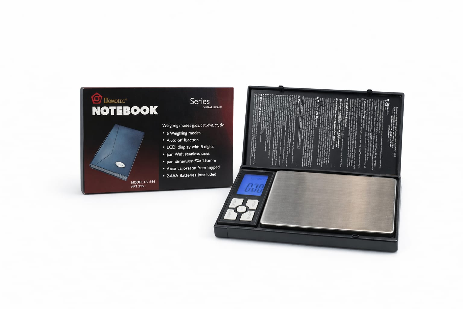 Digitale Feinwaage „Notebook“ Präzisionswaage